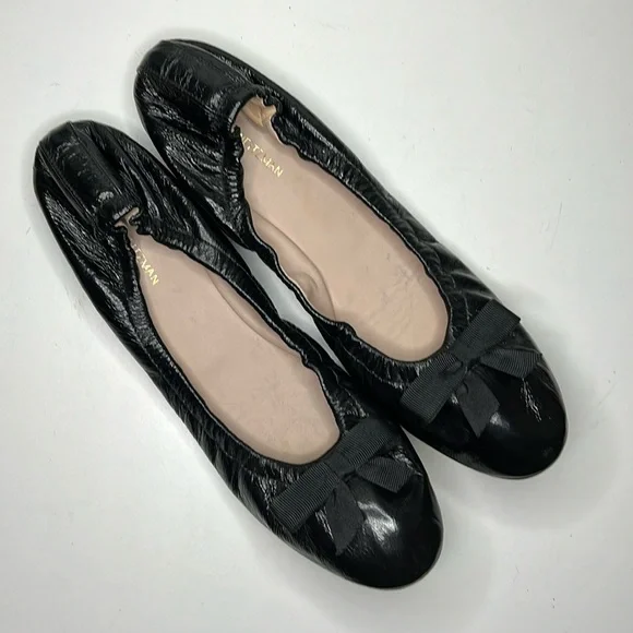 Stuart Weitzman Raven black ballet flats Size 9.5 M - Picture 4 of 14